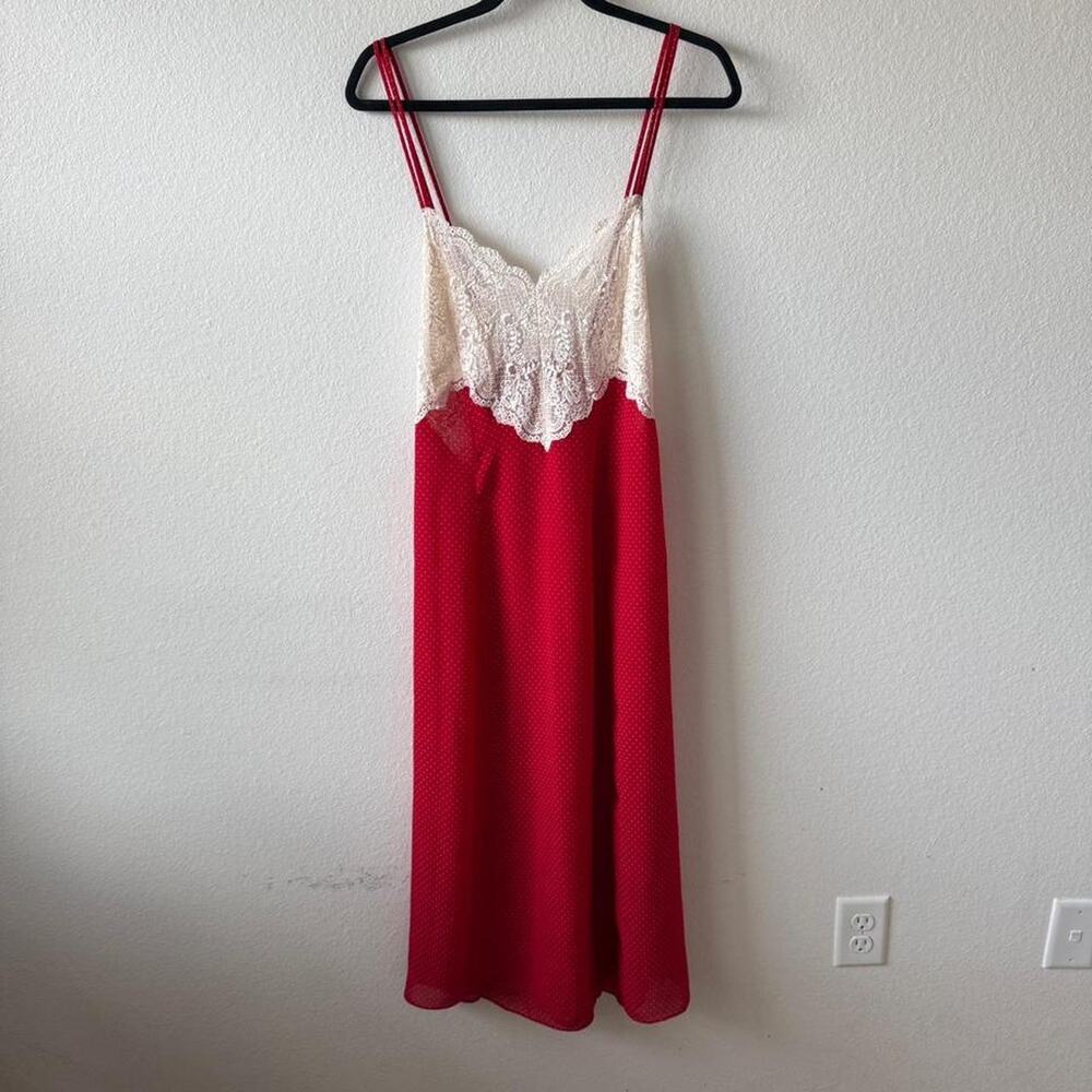 Vintage 90s lingerie midi slip dress